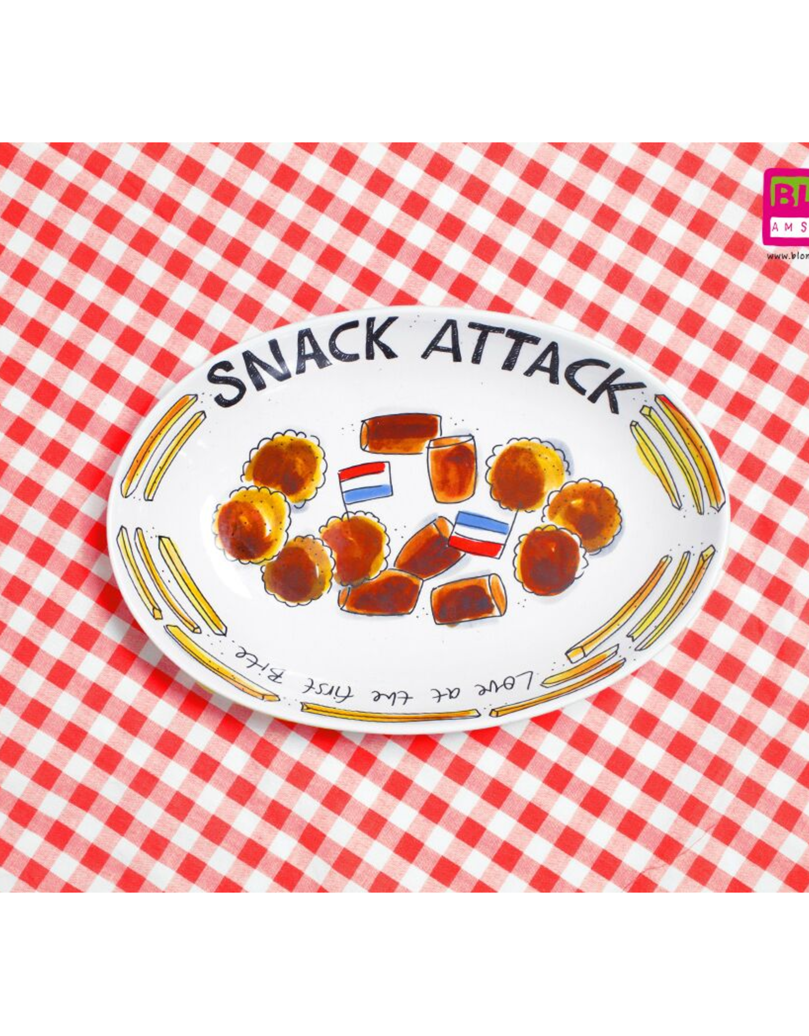 Blond Amsterdam Ovale Schaal "Snack" - Blond Amsterdam