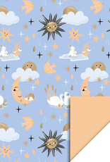 Inpakpapier Baby Dreams  goud 70cmx3m