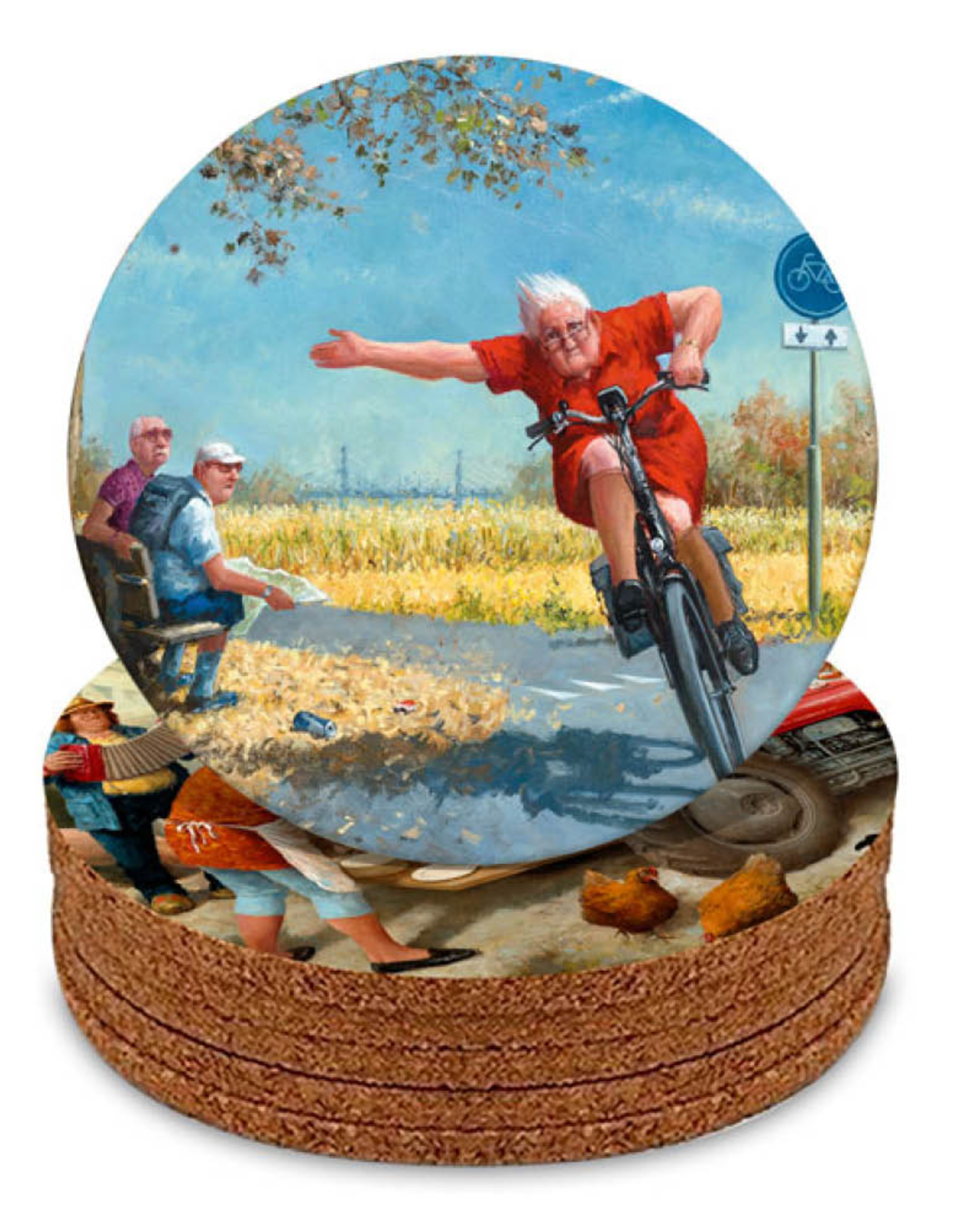 Onderzetters 6 stuks - Marius van Dokkum