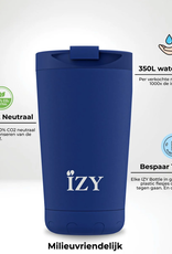 IZY Bottles Thermos Beker 350ml Marine blauw - Izy Bottles