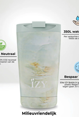 IZY Bottles Thermos Beker 350ml Marmer groen - Izy Bottles