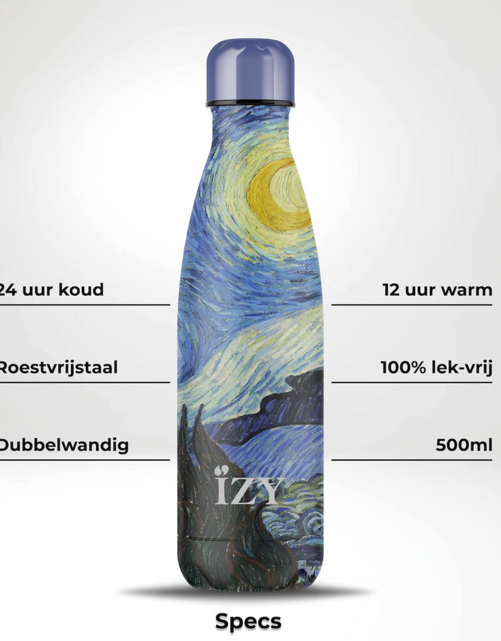 IZY Bottles Thermosfles 500ml Sterrennacht - IZY Bottles