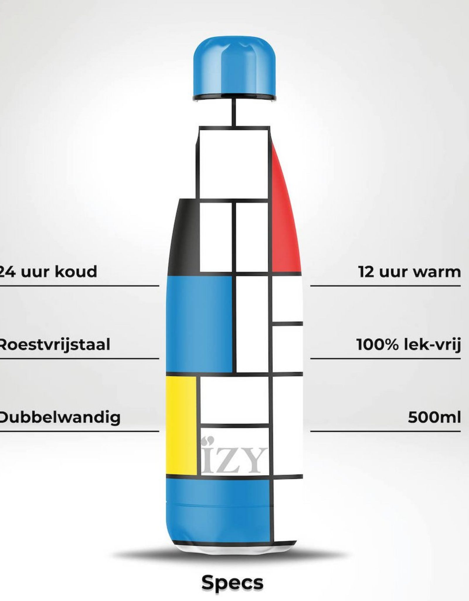 IZY Bottles Thermosfles 500ml Compositie - IZY Bottles