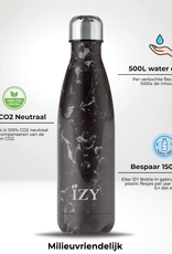 IZY Bottles Thermosfles 500ml Marmer zwart - IZY Bottles