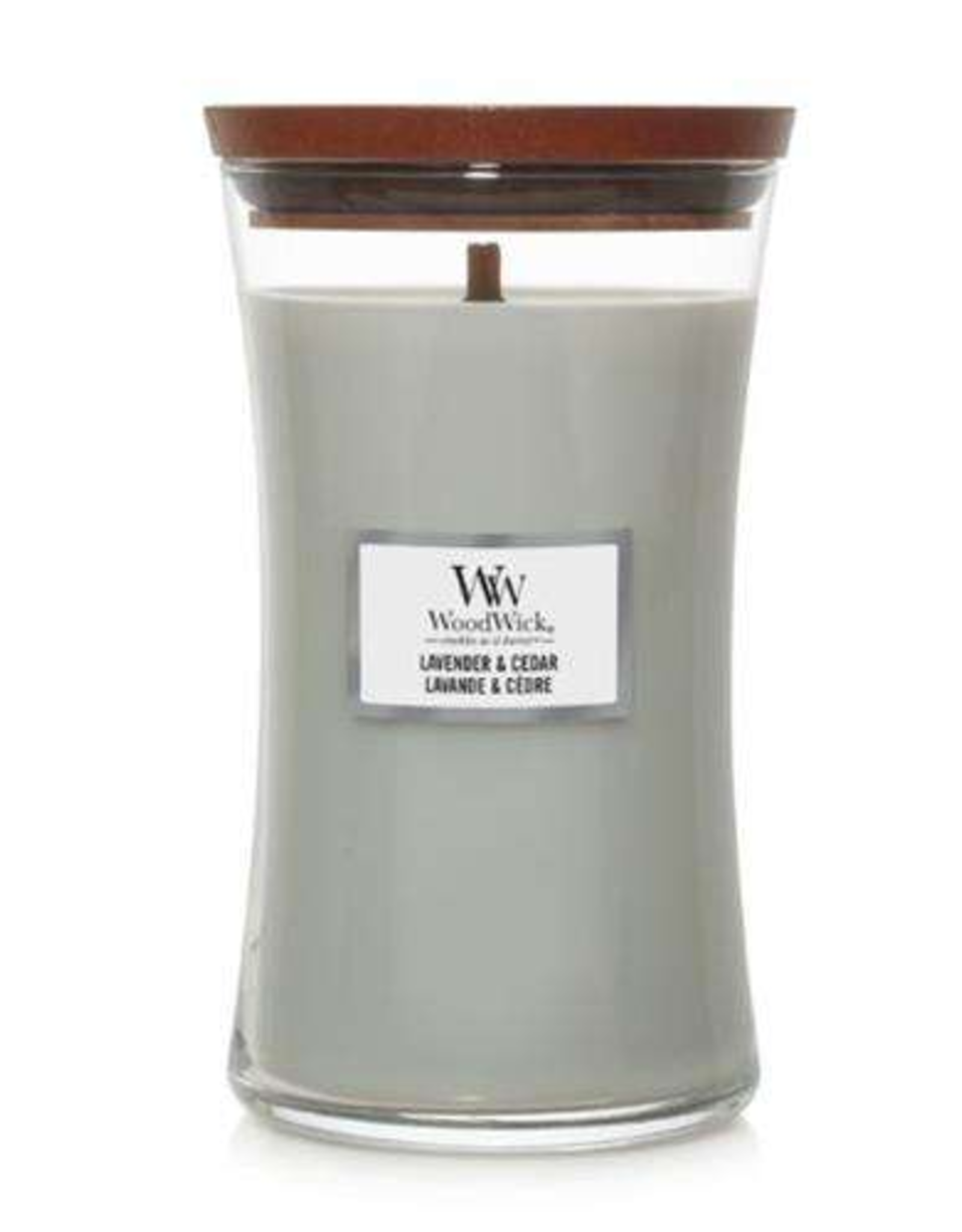 WoodWick Kaars WoodWick "Lavender & Cedar" Large - WoodWick