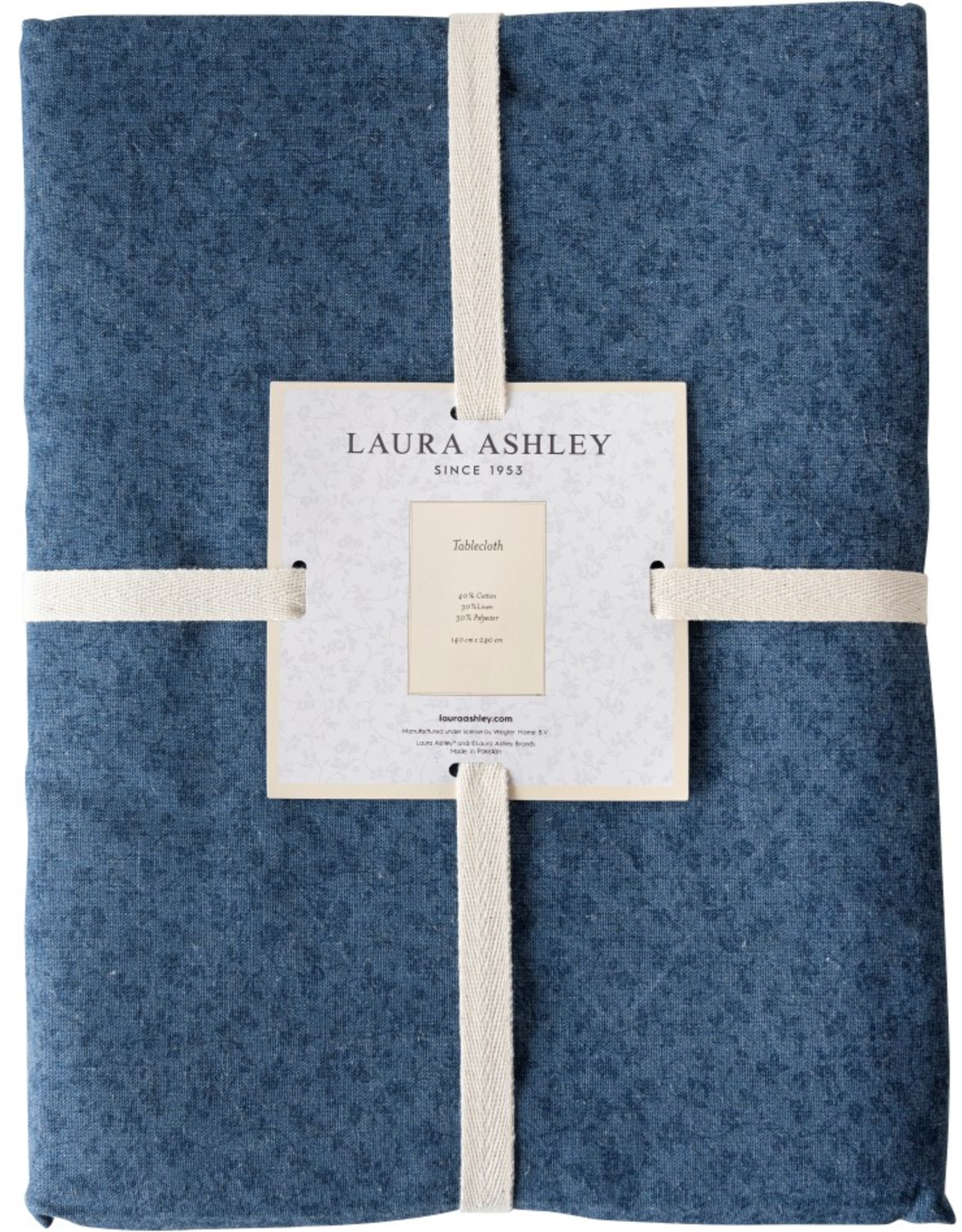 Laura Ashley Tafelkleed Wild Clematis blauw - Laura Ashley