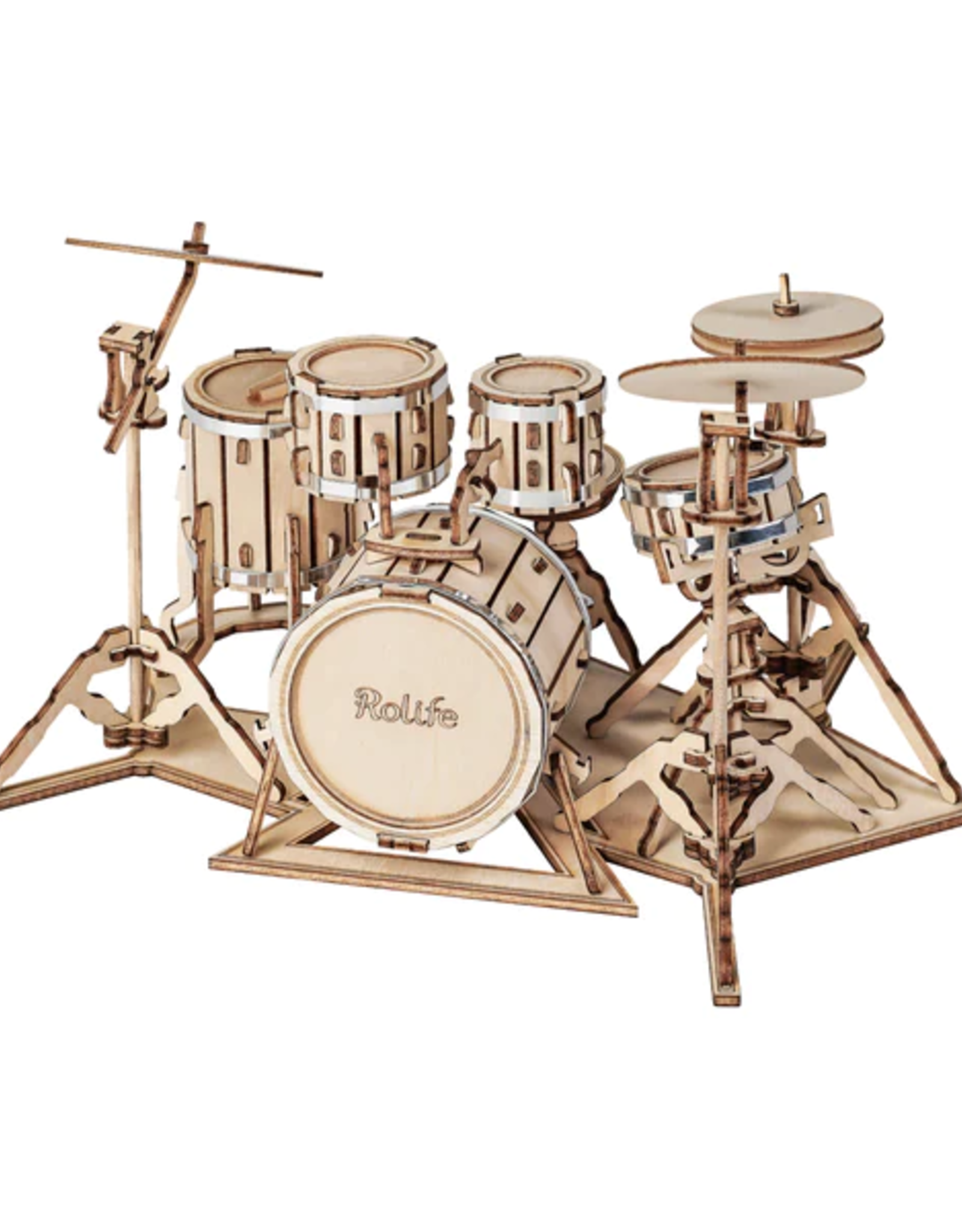 Rolife by Robotime Drum Kit - Robotime