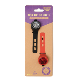 Gentlemens's Hardware Mini Twin Bicycle Lights - Gentlemen's Hardware