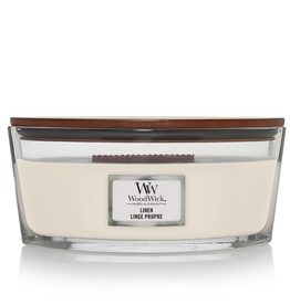 WoodWick Kaars WoodWick "Linen" Ellipse - WoodWick WoodWick Kaars WoodWick "Linen" Ellipse - WoodWick