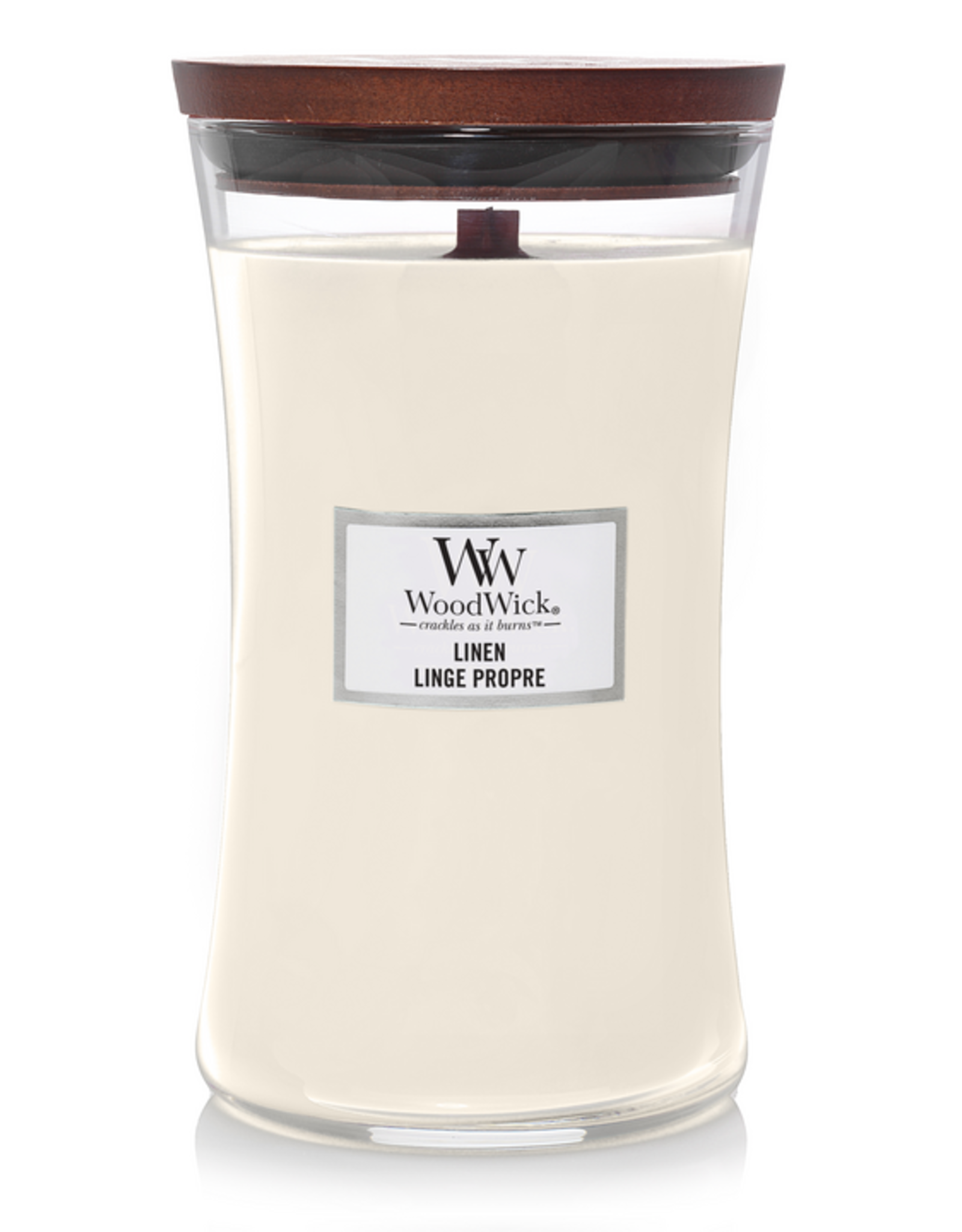 WoodWick Kaars WoodWick "Linen" Large - WoodWick