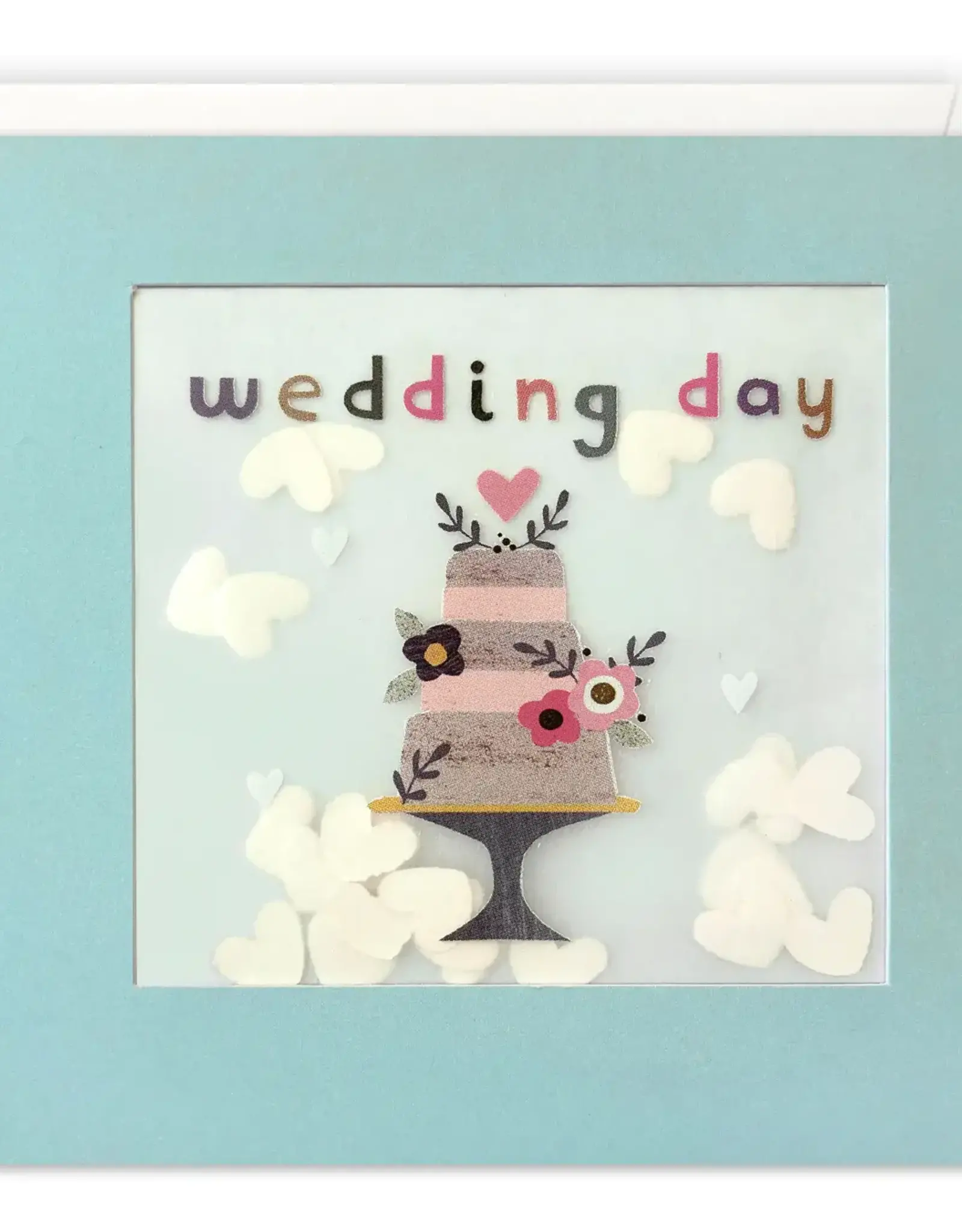 Wedding Day - Wenskaart Paper Shakies