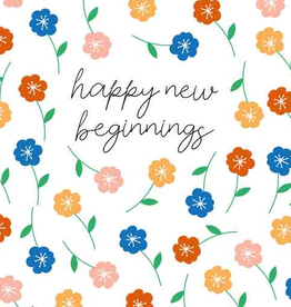 Happy new Beginnings - Wenskaart Liefs