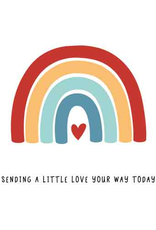 Sending a Little Love your way today - Wenskaart Liefs