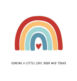 Sending a Little Love your way today - Wenskaart Liefs