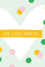 Een lieve knuffel - Wenskaart Liefs