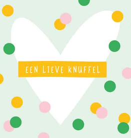 Een lieve knuffel - Wenskaart Liefs