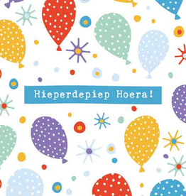 Hieperdepiep Hoera! - Wenskaart Liefs