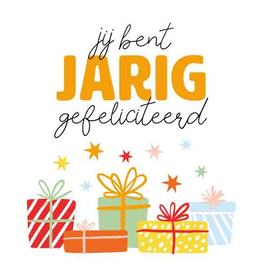 Jij bent Jarig Gefeliciteerd - Wenskaart Liefs