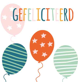 Gefeliciteerd - Wenskaart Liefs