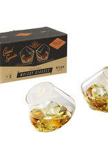 Gentlemens's Hardware Rocking Whiskey Glasses Set van 2 - Gentlemen's Hardware