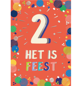 2 Het is Feest - Wenskaart Celebrate