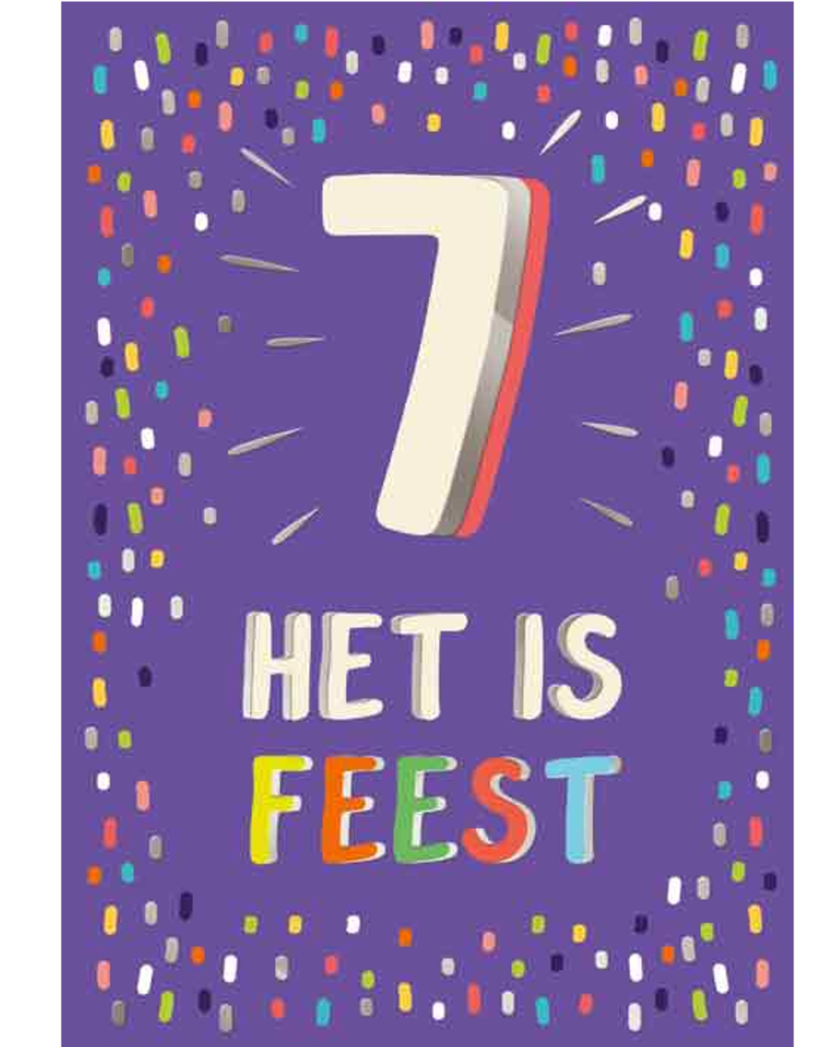 7 Het is Feest - Wenskaart Celebrate