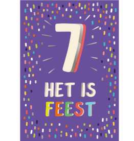 7 Het is Feest - Wenskaart Celebrate