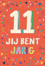 11 Jij bent Jarig - Wenskaart Celebrate