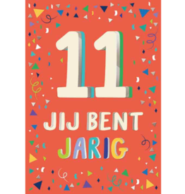 11 Jij bent Jarig - Wenskaart Celebrate