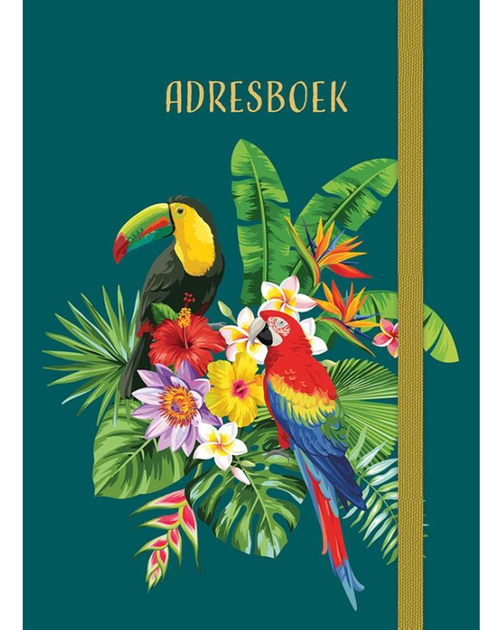 Deltas Adresboek A6 Tropical Birds - Deltas