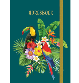 Deltas Adresboek A6 Tropical Birds - Deltas