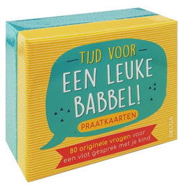 Deltas Tijd voor een Leuke Babbel! Praatkaarten - Deltas