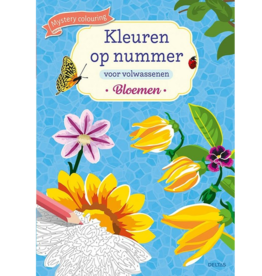 Deltas Kleuren op nummer voor Volwassenen "Bloemen" - Deltas