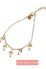 Go Dutch Label Enkelbandje (A4344-2) Goud - Day & Eve by Go Dutch Label.