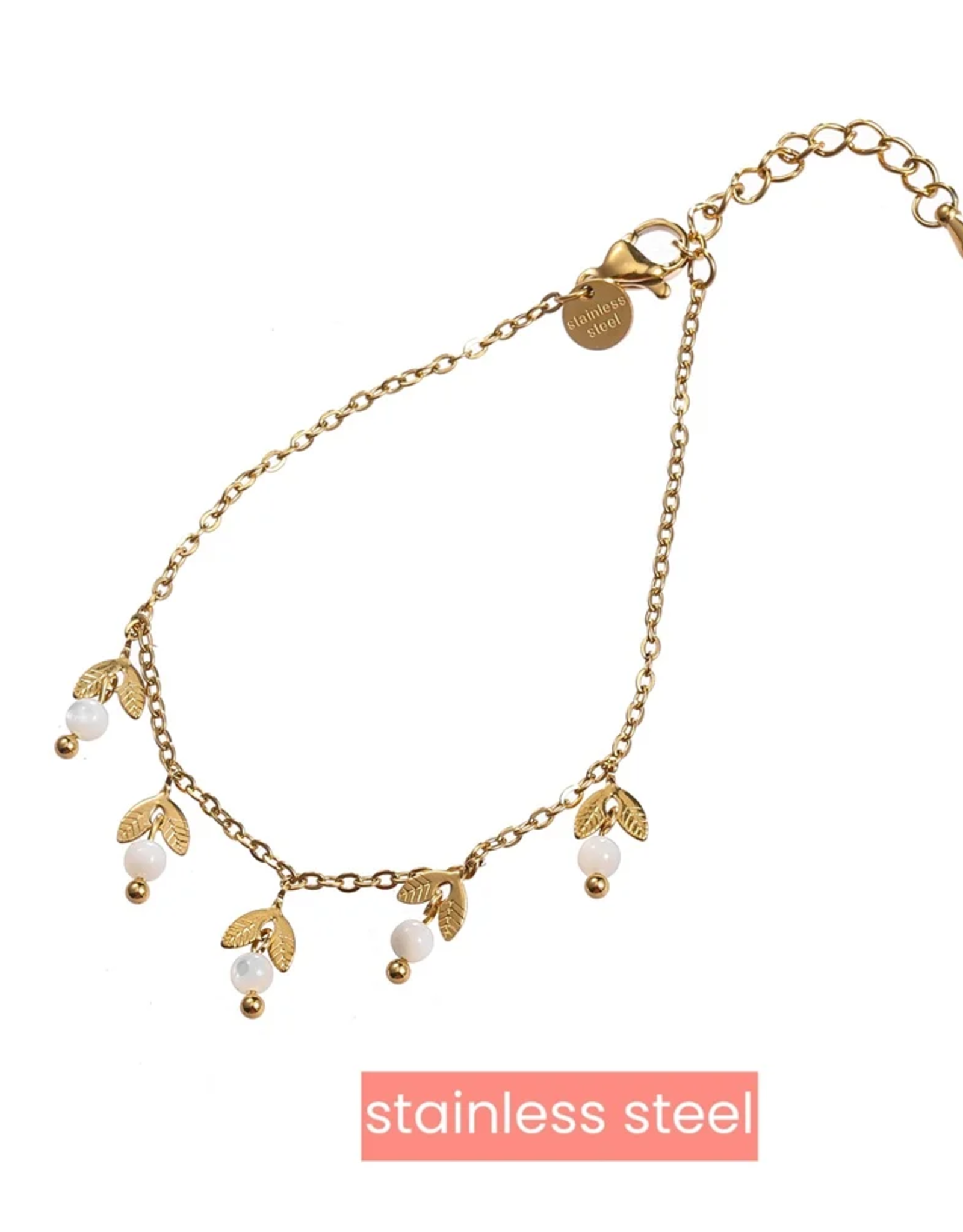 Go Dutch Label Enkelbandje (A4344-2) Goud - Day & Eve by Go Dutch Label.