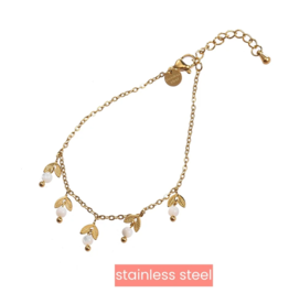 Day & Eve by Go Dutch Label Enkelbandje (A4344-2) goud - Day & Eve by Go Dutch Label