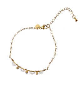 Day & Eve by Go Dutch Label Armband (B4222-1) Goud Wit - Day & Eve by Go Dutch Label.