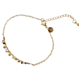 Day & Eve by Go Dutch Label Armband (B4222-3) Goud Labradorite - Day & Eve by Go Dutch Label.