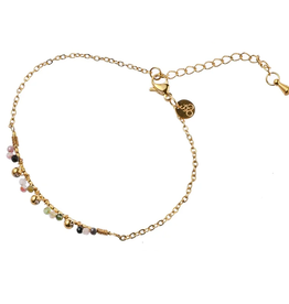 Day & Eve by Go Dutch Label Armband (B4222-3) Goud Labradorite - Day & Eve by Go Dutch Label