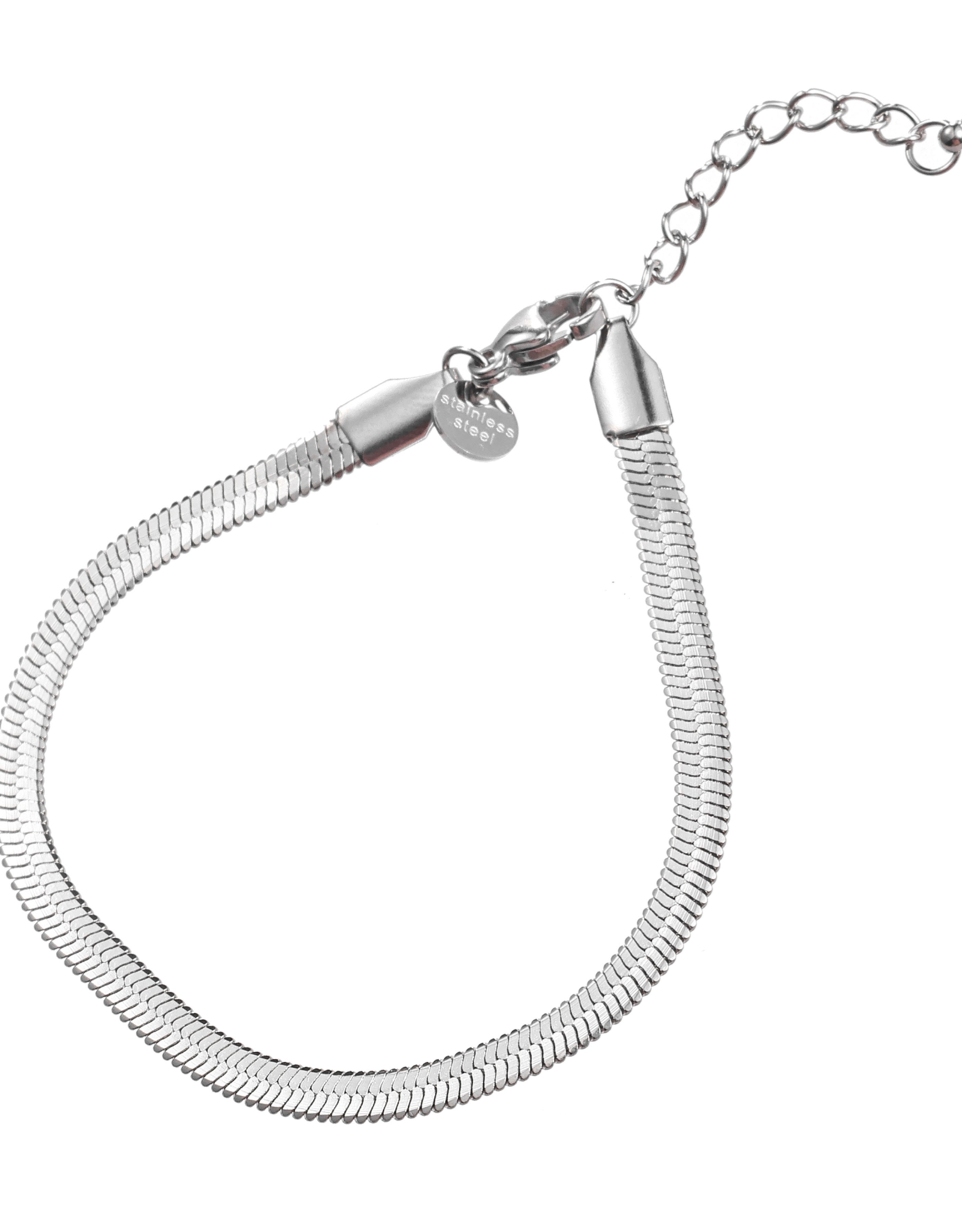 Armband (B4335-1) zilver - Day & Eve by Go Dutch Label