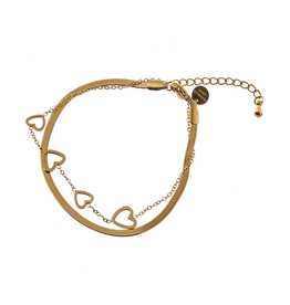 Day & Eve by Go Dutch Label Armband (B4484-2) 14K Goud - Day & Eve by Go Dutch Label