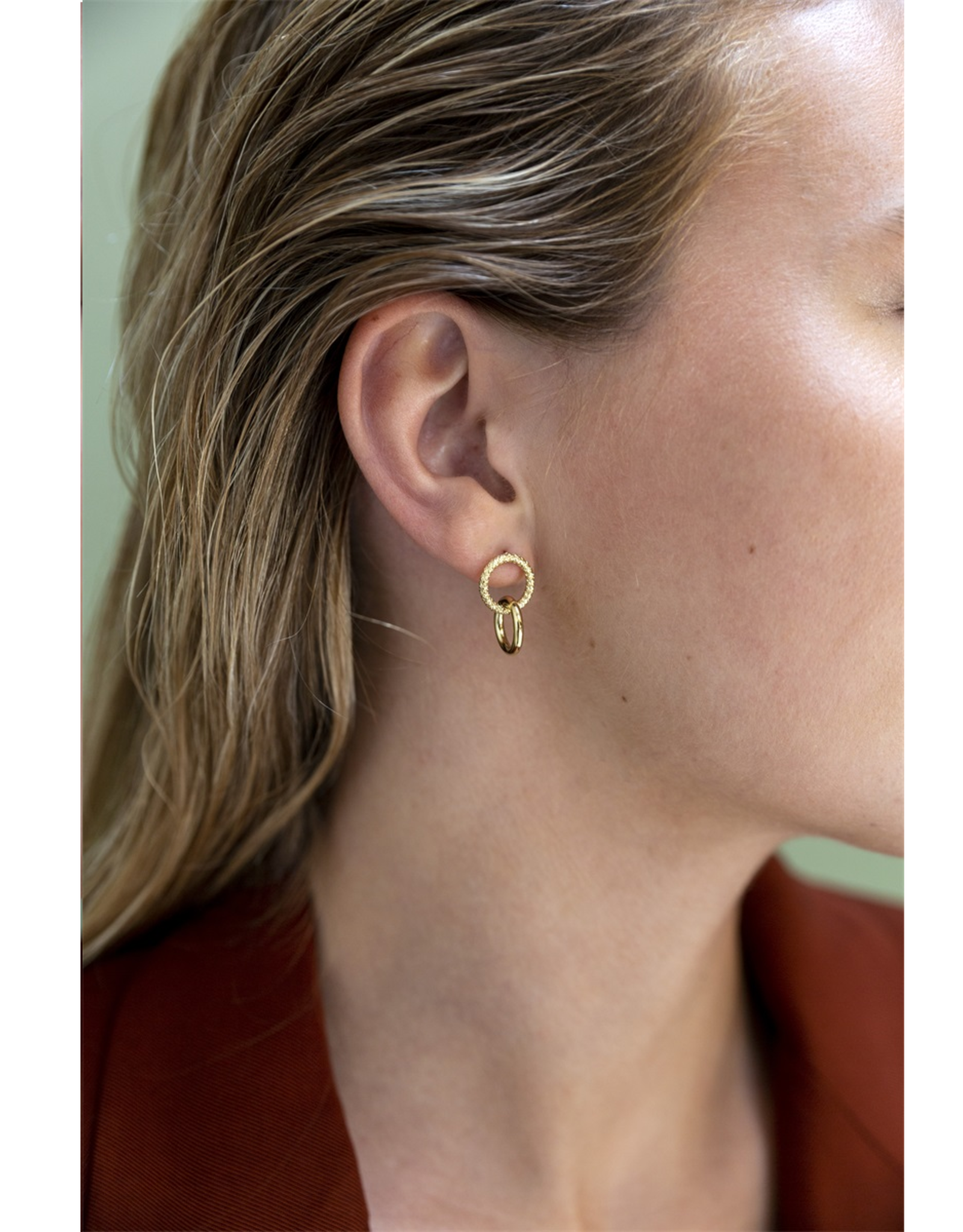 Day & Eve by Go Dutch Label Oorbellen (E0848-2) 14K Goud - Day & Eve by Go Dutch Label.