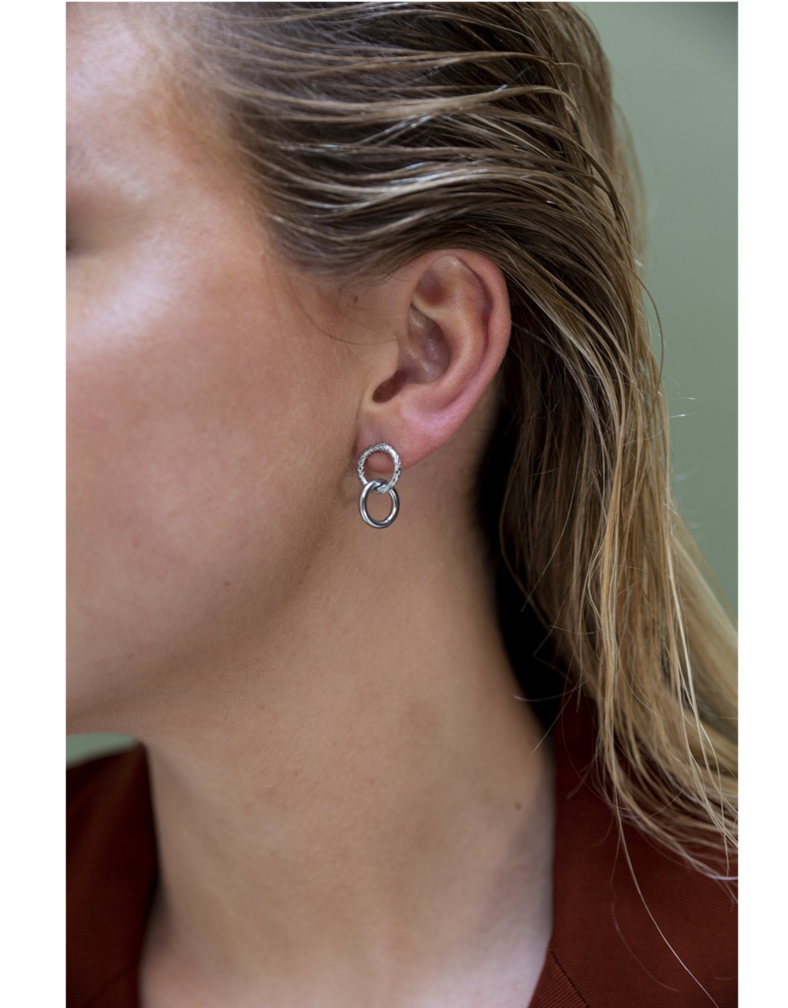Day & Eve by Go Dutch Label Oorbellen (E0848-1) Zilver - Day & Eve by Go Dutch Label.