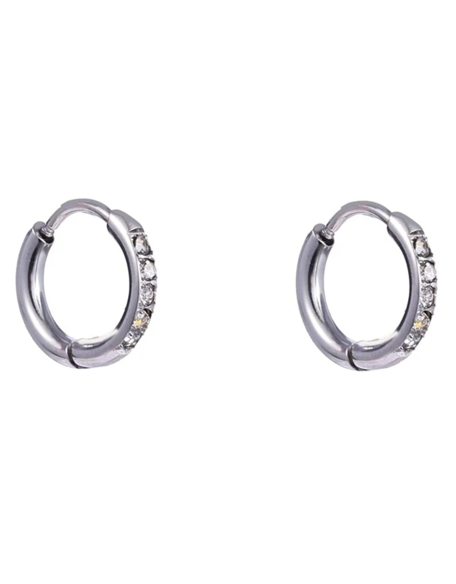 Day & Eve by Go Dutch Label Oorbellen (E4476-1) 10mm Zilver - Day & Eve by Go Dutch Label