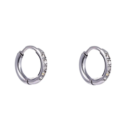 Day & Eve by Go Dutch Label Oorbellen (E4476-1) 10mm Zilver - Day & Eve by Go Dutch Label