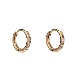 Day & Eve by Go Dutch Label Oorbellen (E4476-2) 10mm 14K Goud - Day & Eve by Go Dutch Label