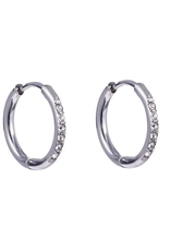 Day & Eve by Go Dutch Label Oorbellen (E4478-1) 15mm Zilver - Day & Eve by Go Dutch Label