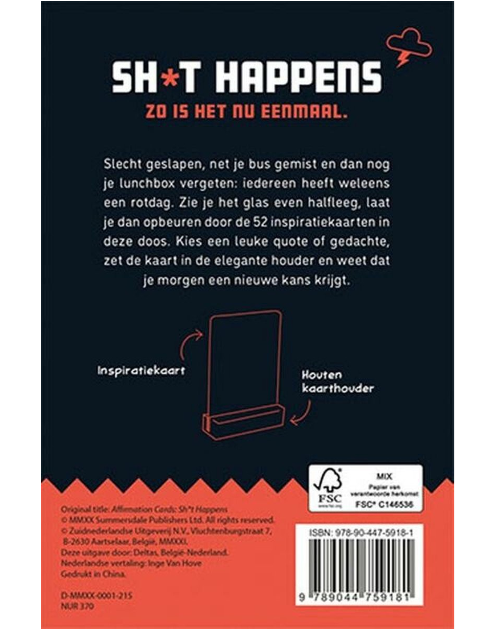 Deltas Shit Happens - 52 opbeurende inspiratiekaarten