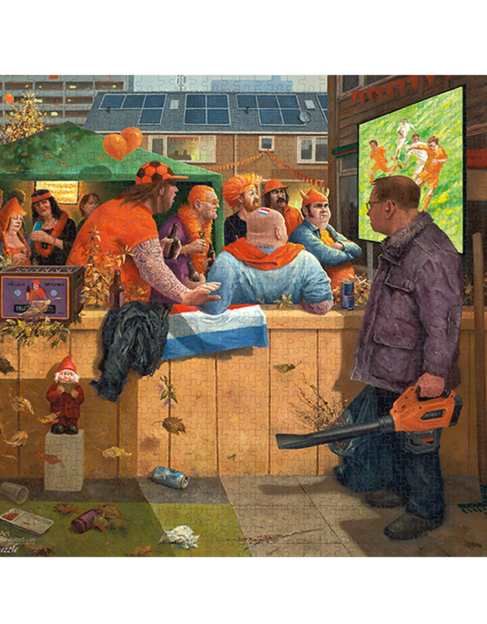 Puzzel "De Finale" Marius van Dokkum 48,5x54cm / 1000pcs