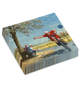 Servetten 12x12cm "Turbo" - Marius van Dokkum